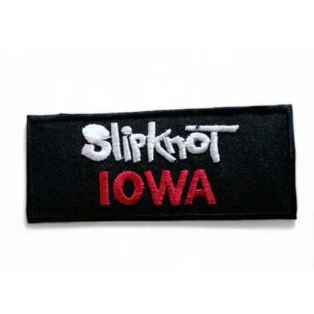 Parche Grupo Slipknot(Iowa),Este parche se puede planchar. 4X9 cm