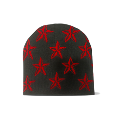 Gorro de  Nana Estrellas Rojas