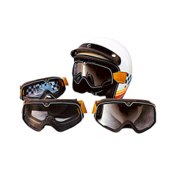 Gafas Para Moto Vintage ,Diversos cristales y colores