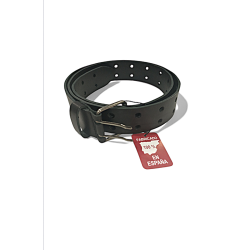 Cinturon Cuero  Doble Punta 100 cm, Compatible con cambio de Hebillas