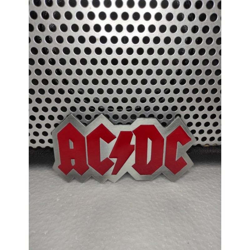 Hebilla  Grupo AC/DC Fondo Gris