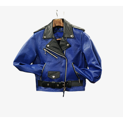 Chaqueta de cuero modelo «Blue Steel» para mujer./ Leather jacket «Blu