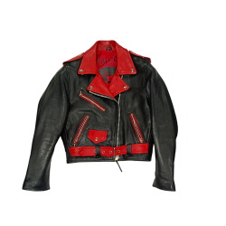 Chaqueta de cuero modelo “Monroe” para mujer./ Leather jacket “Monroe”