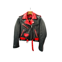 Chaqueta de cuero modelo “Monroe” para mujer./ Leather jacket “Monroe”