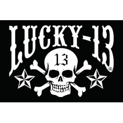 Camiseta Lucky13 Unisex, Logo de Cobra sobre Ruedas