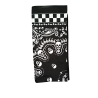 Bandana Clasica Negra Con Calaveras Unisex