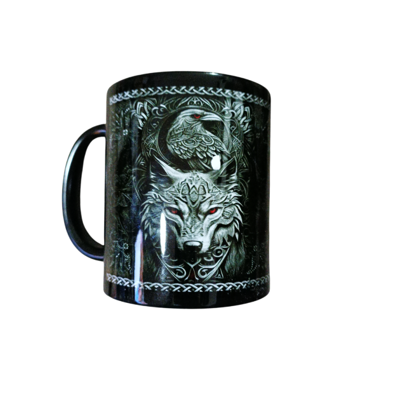 Taza Cerámica Lobo, Celta