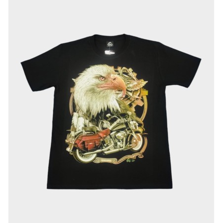 Camiseta Caballo:Aguila,Moto,Alforjas