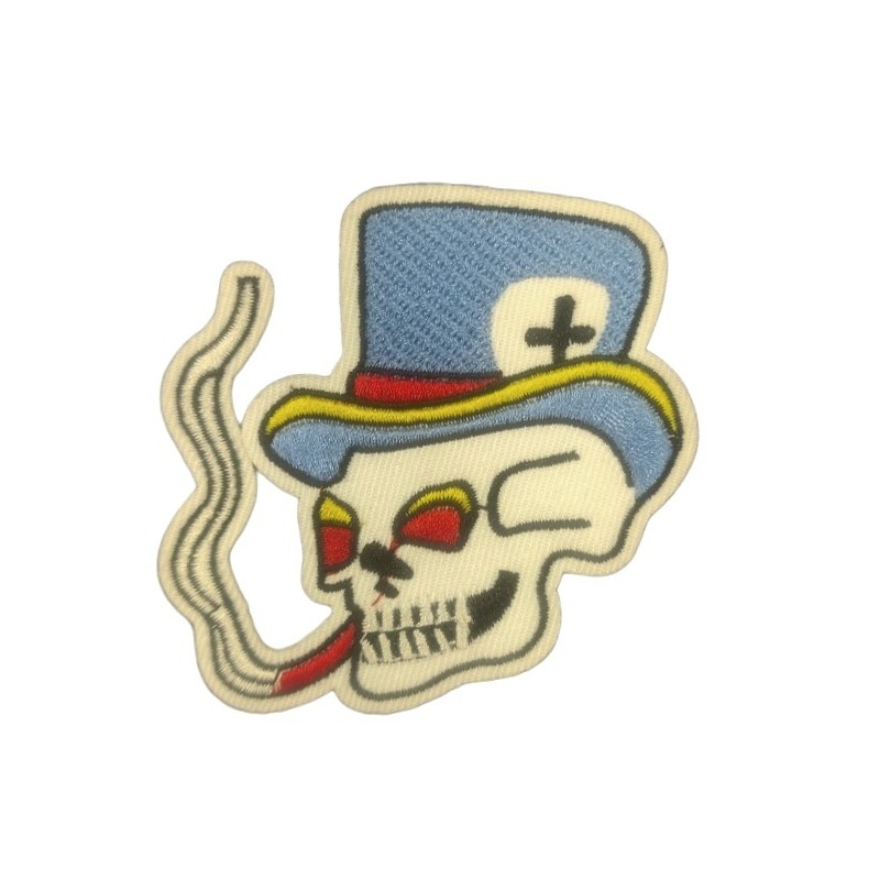 Parche Calavera Sombrero