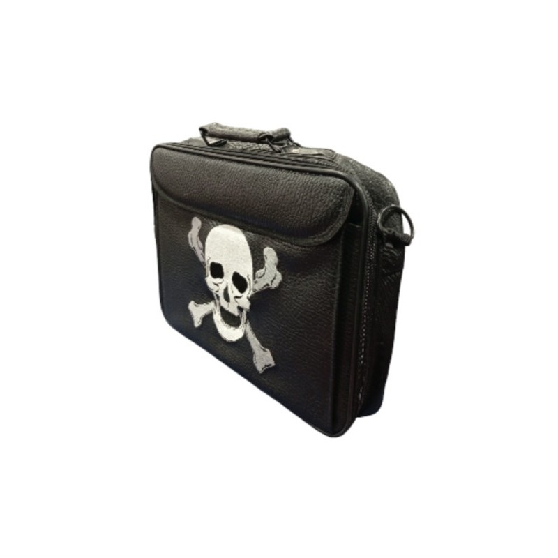 Maletin,Mochila Para Portátil, logo calavera pirata