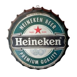 Chapa Metálica de Heineken