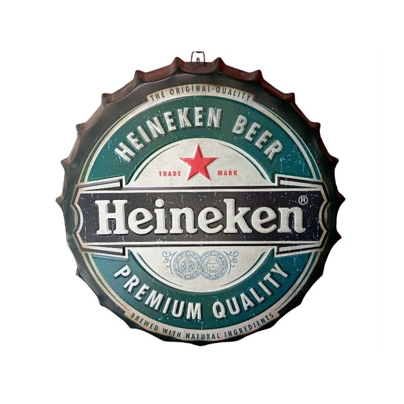 Chapa Metálica de Heineken
