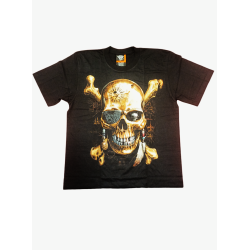 Camiseta Unisex Rock Eagle Con estampado Calavera Pirata,brujula