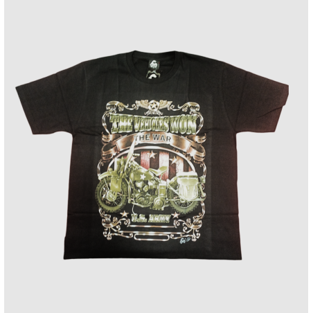 Camiseta Unisex Caballo Con estampado Moto Guerra U:S Army (The War)