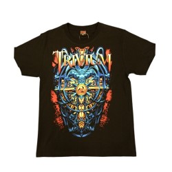 Camiseta  algodón, de la marca Thunder Plus, estampado Grupo Trivium