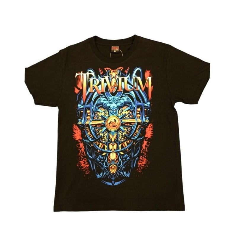 Camiseta  algodón, de la marca Thunder Plus, estampado Grupo Trivium