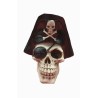 Calavera De Resina Sombrero Pirata15X13