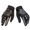 Guantes de Moto con pantalla táctil, Logo Calavera ,Negros