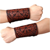 Brazalete de cuero PU,diseño de Tótem de brújula de Odín vikingo