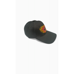 Gorra Unisex Cruz de Malta ,Llamas, Cierre Ajustable